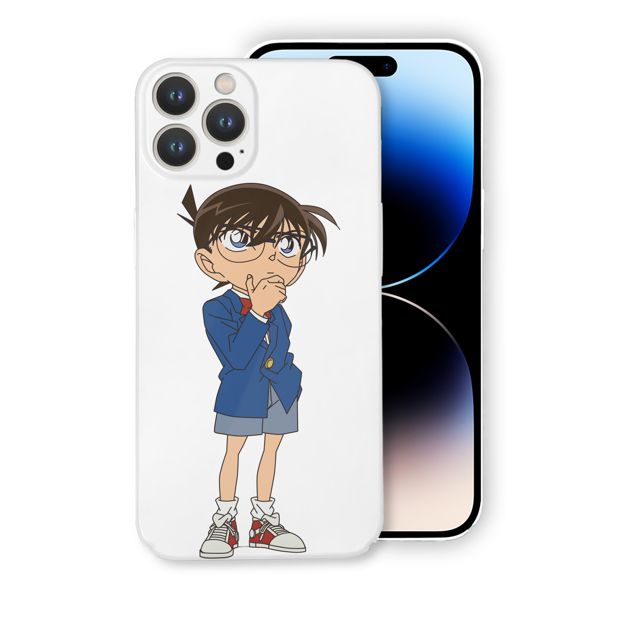 （画像用） 名探偵コナン 江戸川 コナン Detective Conan Conan Edogawa 【iPhone 14シリーズ対応】ハードケース